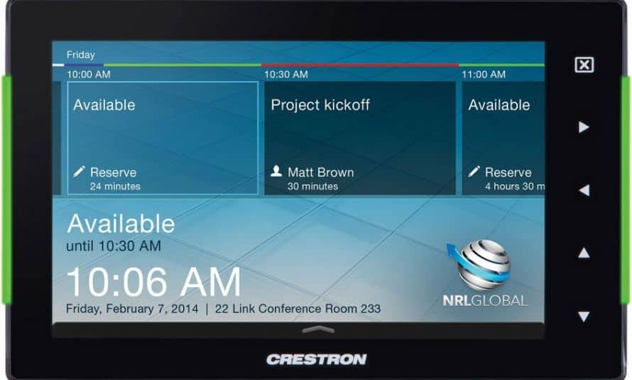 Crestron Scheduling Panel