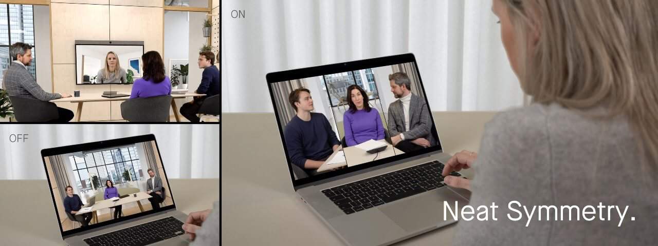 Video Meeting Made Easy with Neat Symmetry