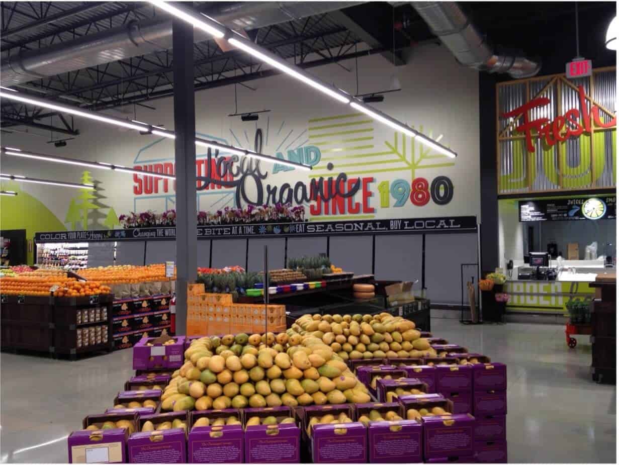 supermarket interior