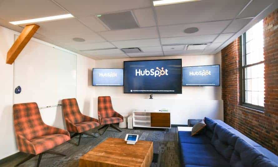 a HubSpot themed expansion space