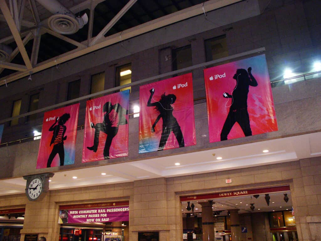 hanging ceiling banners